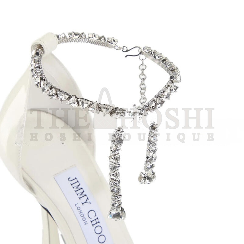 J1m*y Ch00 100MM STEVIE CRYSTAL-EMBELLISHED PUMPS Master Quality